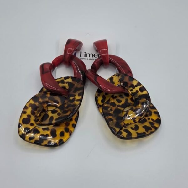 Leopard print earrings - Image 2
