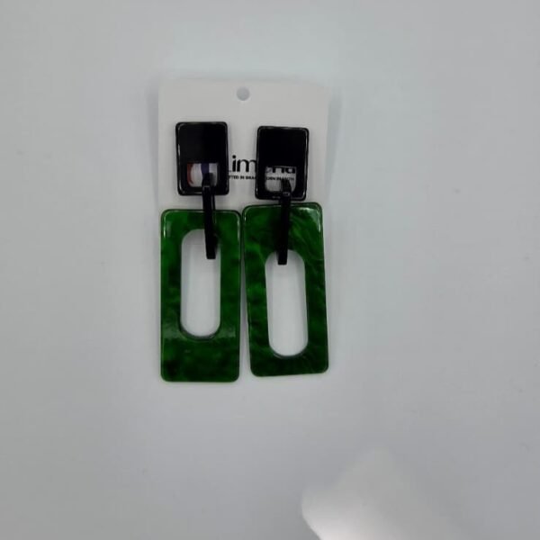Acrylic hollow earrings - Image 5