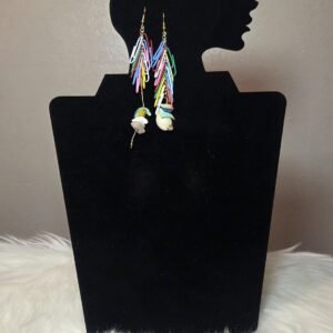 “A speck in Eternity” mismatched earrings