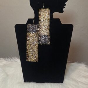 Celestial Glitter Burlap